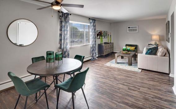 Living and dining room