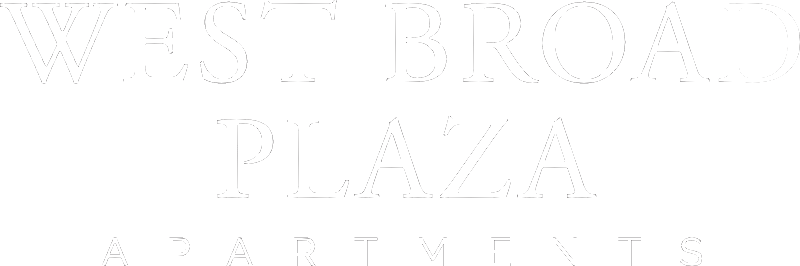 White Logo for West Broad Plaza