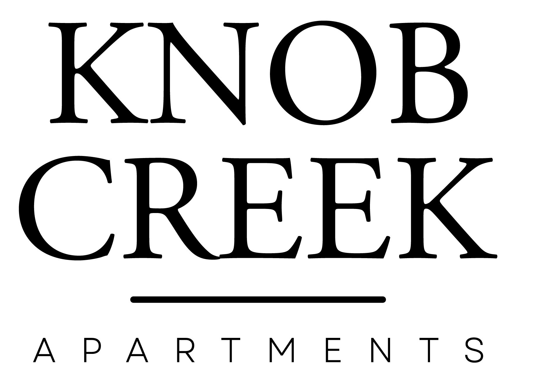 Knob Creek Logo - Black