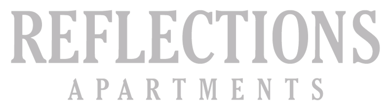 Reflections Logo - Black translucent