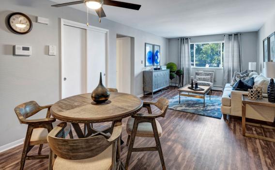 living and dining room