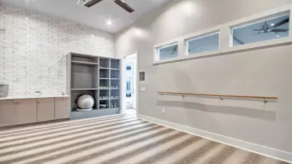 Premium gym with top-tier fitness machines, sleek modern design, and a motivating atmosphere.