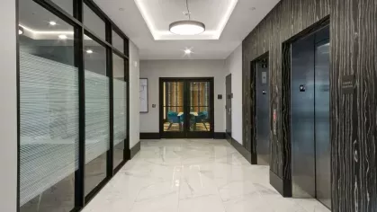 A luxury leasing office