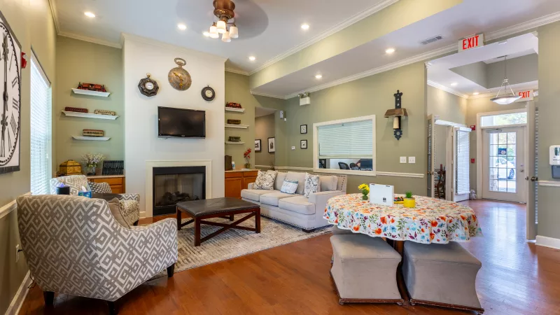 Clubhouse located at Market Street Station for residents to enjoy.