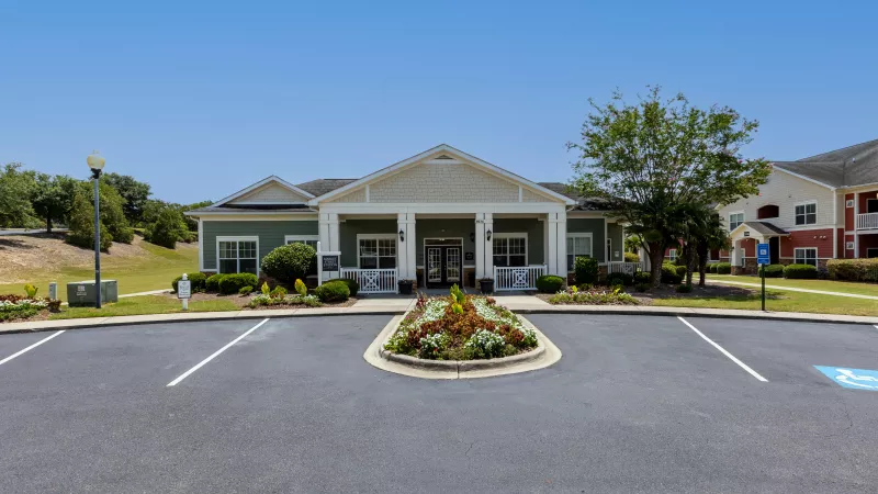 Ample parking located at the leasing office for potential prospects.