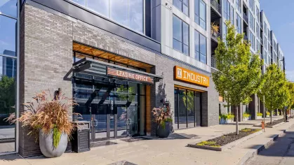 Exterior image of the leasing office.