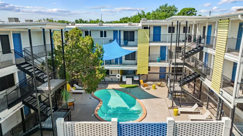 Luxury, resort style pool for residents to enjoy.