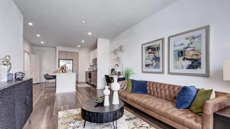 Living Room Modern spacious 32Hundred Windsor Apartments