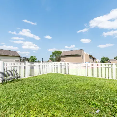"Picnic pavilion at Worthington Meadows Apartments with covered seating and open views of the surrounding community."