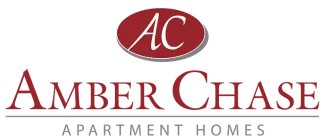 Amber Chase logo in color, featuring stylized text and an icon design. The logo has a modern aesthetic, incorporating shades of amber and complementary colors, with clean lines and balanced typography.