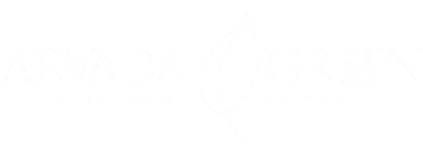 Arvada Green White Logo