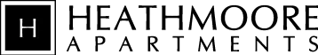 This logo features the text "Heathmoore" in a sleek, modern font alongside a square emblem containing a centered "H," presenting a clean and contemporary design.