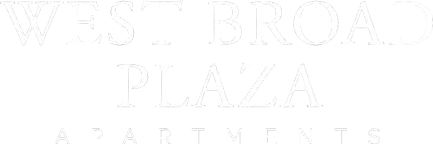 White Logo for West Broad Plaza