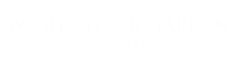 Washington Gardens Logo WHite