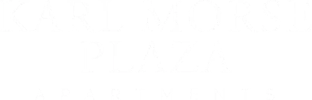 White Logo for Karl Morse Plaza