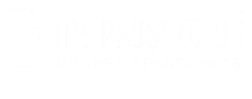The Prospector Modern White Logo