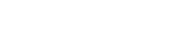 brakeley gardens white logo