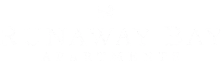 Runaway Bay Apartments White Logo