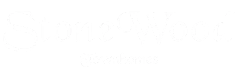 Stonewood Townhomes Logo White