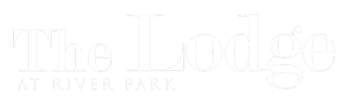 The Lodge at River Park Logo White