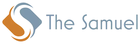 The Samuel logo, featuring an abstract blue and orange "S" design.