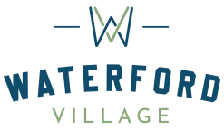 Waterford Village logo with a stylized W icon.
